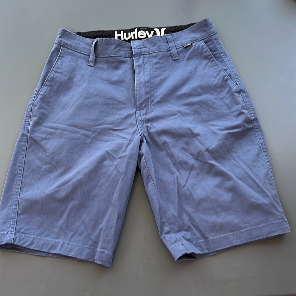 Mens Hurley Blue khaki shorts